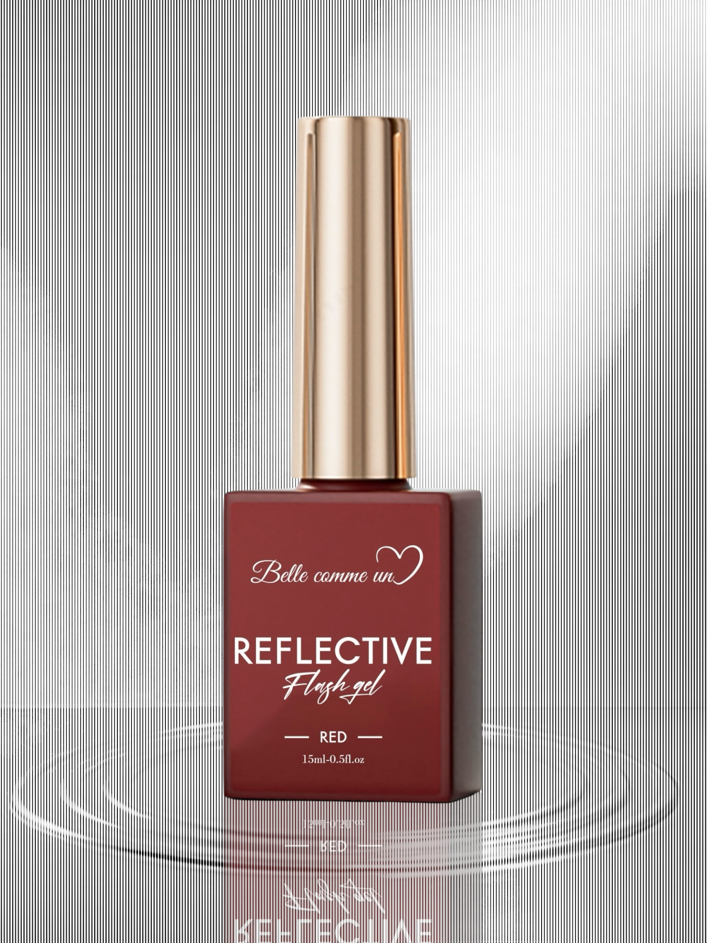 Réflective flash gel